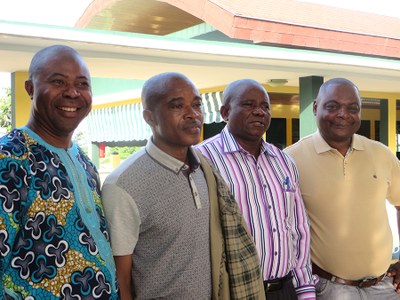 Dr Henang, Dr Tamfeu, Dr Ngoy et Dr Aroga