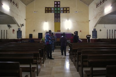 01) Première visite à l'EPCR (Eglise protestante Christ roi de centrafrique), 2 avril 