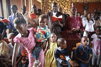 19) Culte à l'Eglise adventiste, 5 avril