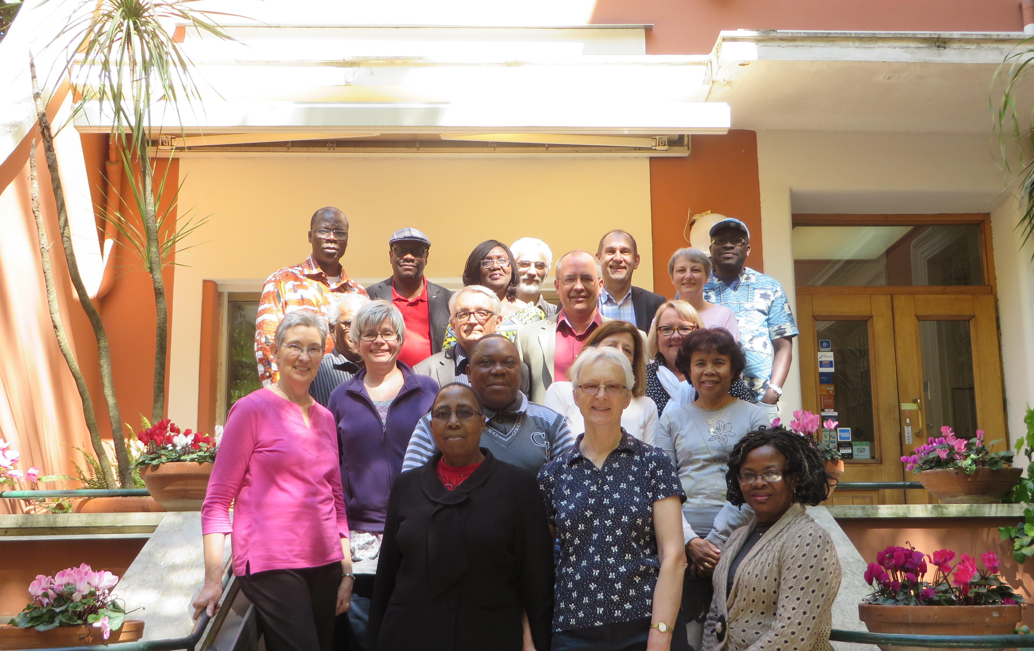 Photo de groupe, Conseil de la Cevaa à Rome - Avril 2015