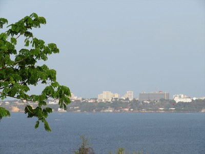 Dakar, vue de l'Île de Gorée