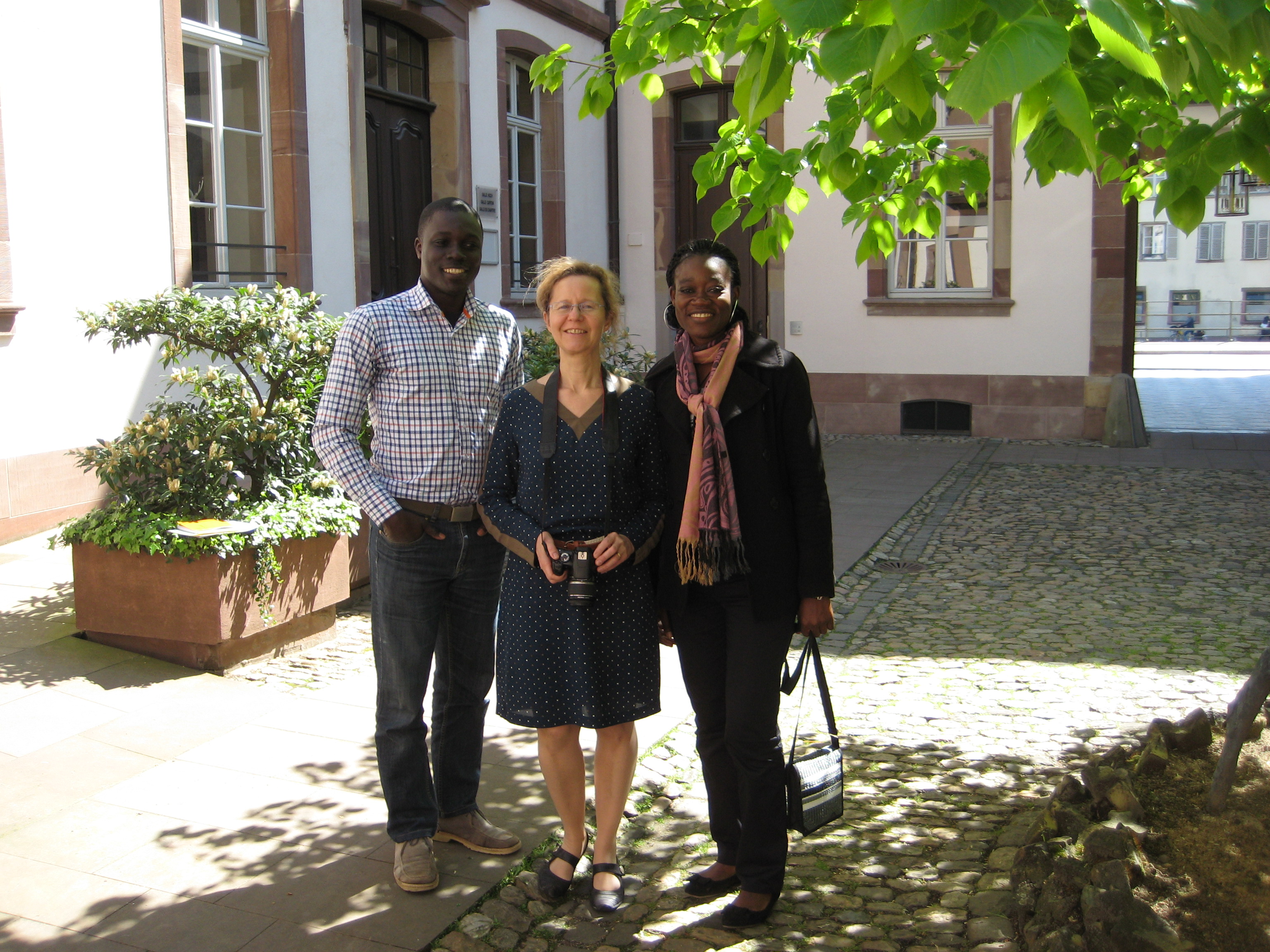 Alliance-Laure et Georges, avec la vice-présidente de l'UEPAL (au milieu), DR