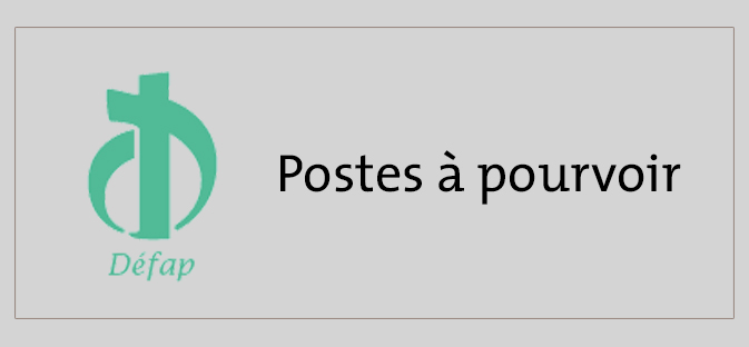 Postes à pourvoir Défap