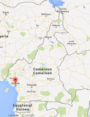 Carte Cameroun, source : Google Maps