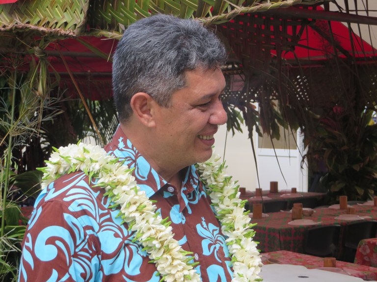 Pasteur Taaroanui Maraea, président de l'EPMaohi