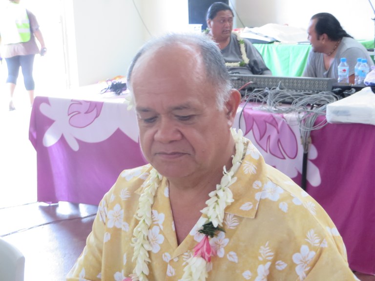 Pasteur Tehaapapa Jean Teururai, vice-président de l'EPMaohi