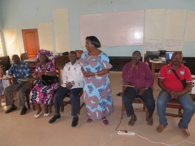 La visite des membres du bureau de l’Eglise Protestante Méthodiste du Bénin aux participantes ©